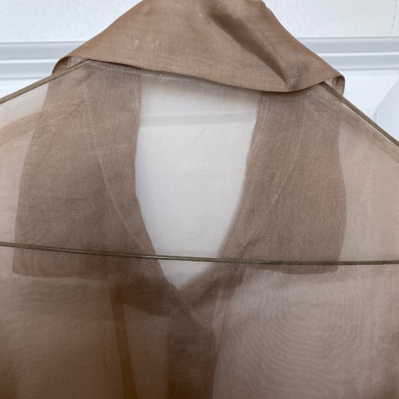 Ferre Milano Long Sleeve See Through Button Up 42 - Picture 7 of 7